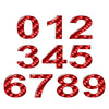 Make & Model Carbon Red Window Door Wall Car Badge Emblem Decal Sticker