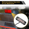 Motorcycle 2 x License Plate Light 12V LED Tag Lamp