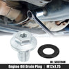 Chevrolet Silverado 1500 Silver Tone M12x1.75 Engine Oil Drain Plug Screw