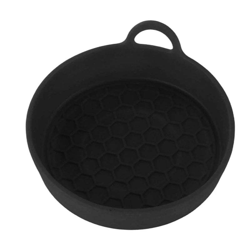 Vehicle Black Silicone Car Cup Holder Insert Anti-Slip Coaster Mat