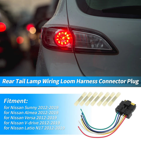 Nissan Sunny Rear Tail Light Harness (2012-2019)