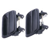 Toyota Hilux 4pc Front & Rear Outer Door Handle Textured Black (1988–1997)