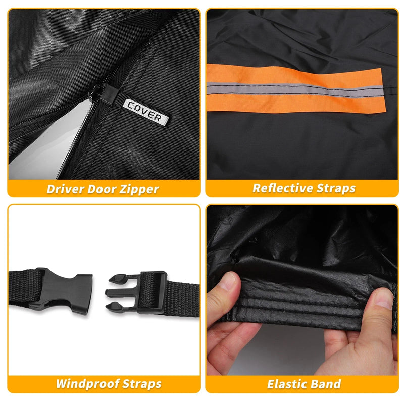 Land Rover Defender 90 Waterproof Car Cover w/ Reflective Straps (1994-2016)