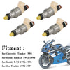 Suzuki Sidekick, Tracker, X-90 4 x Fuel Injectors (1995-1998)