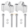 Motorcycle & ATV Dirt Bike Handlebar Risers / 7/8 / Silvery