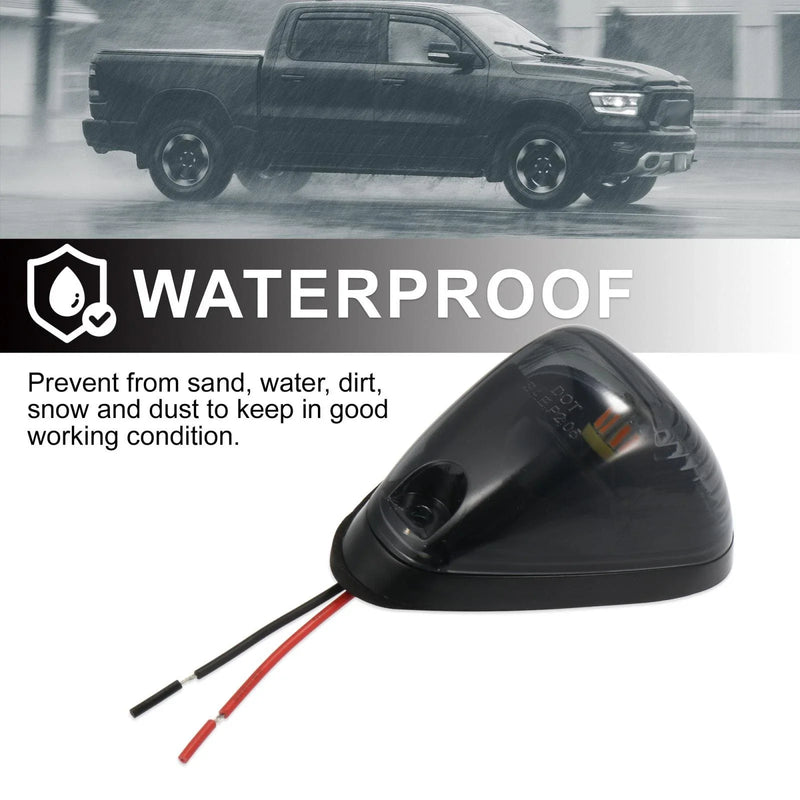 Ford F150 5 x Smoked Black Cab Marker Lights with Yellow Light (1999-2016)