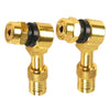 Suzuki Hayabusa GSXR600 GSXR750 GSXR1000 2 x Angle Wheel Tire Valves (2000-2023)