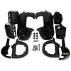 Harley Touring Tri Street Glide Black Lower Vented Leg Fairing (1983-2013)