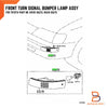 Toyota Corolla Amber Front Bumper Signal Light Lamp (1991-1995)