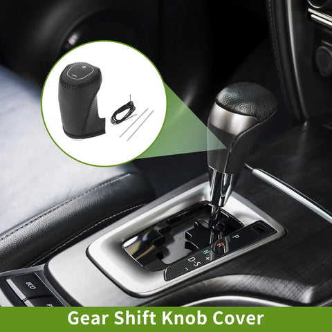 Chevrolet Malibu (2016-2020) Black Faux Leather Gear Shift Knob Cover