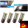 Marine Boat 4 x 27SMD BA15D Red LED Light Bulbs (1004, 1076, 1142)