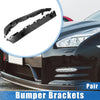 Toyota Sienna Black Pair Front Left Right Bumper Brackets Support Cover