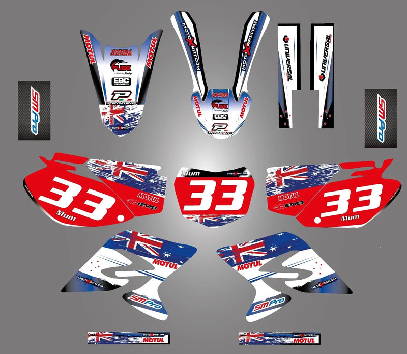Yamaha TTR 230 (2005-2015) Stickers Custom Graphic Kit - AUSSIE PRIDE