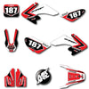 Honda CRF 50 (2004-2012) SCREECH Style Stickers Custom Graphics Full Kit