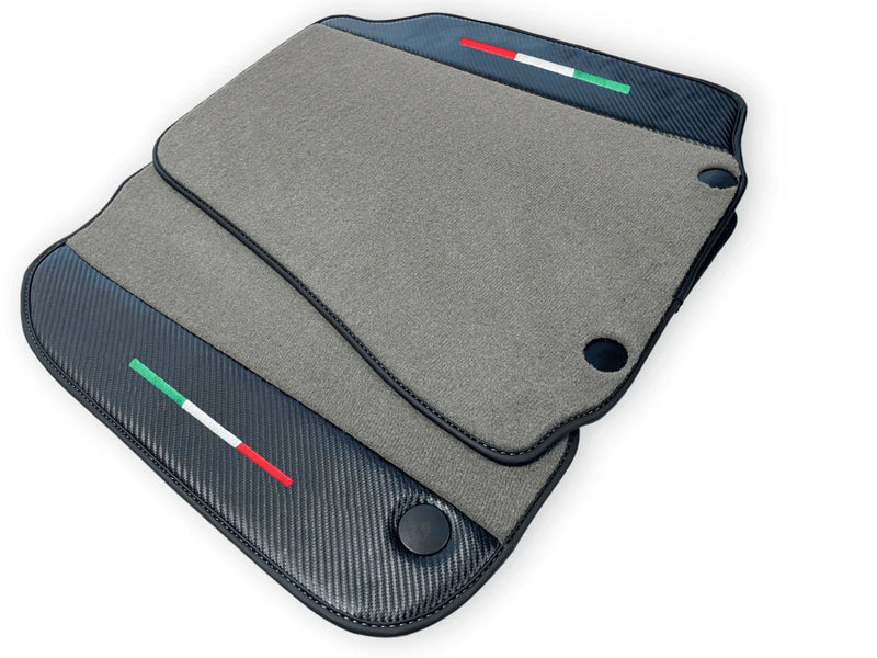 Ferrari 812 GTS with Carbon Fiber Gray Floor Mats (2020-2023)