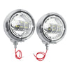 Harley Davidson 4-1/2" Chrome Auxiliary Fog Lights & Housing