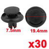 Honda Acura 30 Pcs Front Fastener Push-Type Retainer Clips (2001-2023)