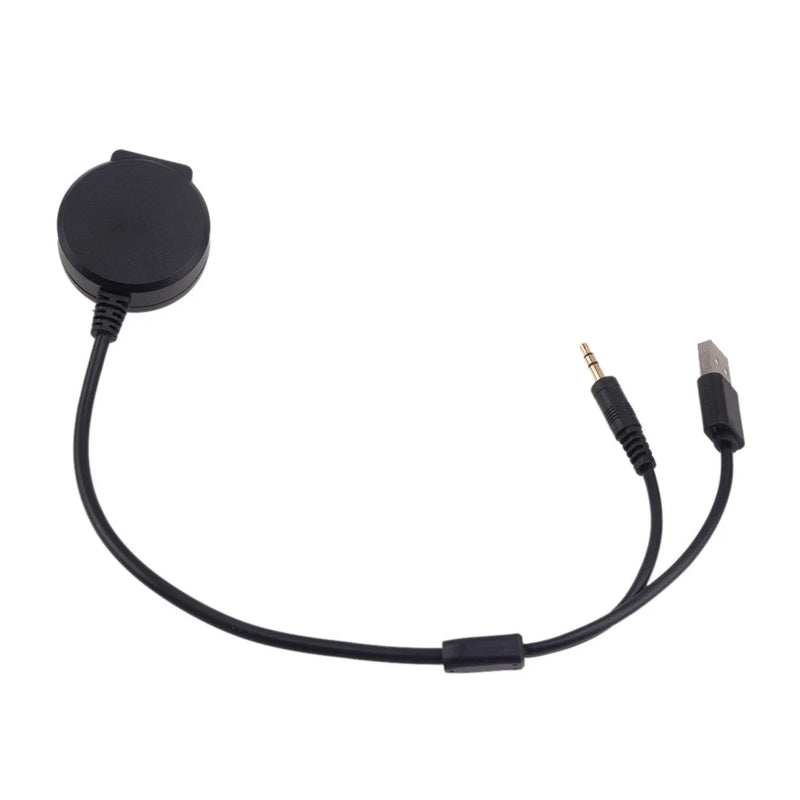 BMW Mini Cooper USB Cable & 3.5mm AUX to USB Bluetooth Music Adapter