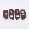 Toyota Prado FJ150 12x Wood Grain Window Switch Panel Cover (2010–2021)