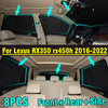Lexus RX350 8x Front Side Window Privacy Sunshade Windshield (2016–2022)