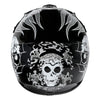 Youth ATV Motocross Dirt Bike Skull Helmet & Goggles Gloves S M L XL