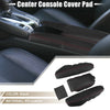 Honda Civic Black Armrest Cover Pad Red Stitches (2016-2021)