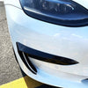 Tesla Model 3 Front Bumper Side C Canards Covers Trims (2017–2023)