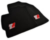 Toyota Highlander 2000-2007 Black Tailored Carpets 2 x Sport Emblems Floor Mats