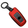 BMW 1 3 4 5 6 7 Series 3 Button Key Fob Cover Protector Red