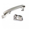 Exterior Door Handle Chrome Set 4 Fits Nissan Navara D40 4D Pickup 2005-14 D06