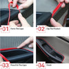 Auto Decor 32ft 10M Blue Car Interior Edge Gap Moulding Trim
