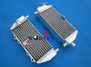 Kawasaki KX250 Aluminum Radiator + Black Silicone Hoses (1999-2002)