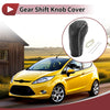 Ford Fiesta (2009-2012) Beige Faux Leather Car Gear Shift Knob Cover