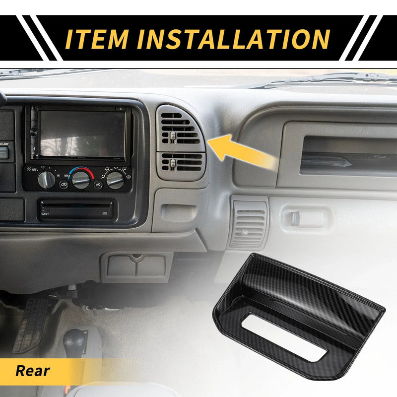 Toyota Tundra Carbon Fiber Vent Armrest Cover (2022–2024)