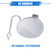 BMW F32 Front Right Silver Tone Tow Hook Eye Hole Cover Cap