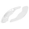 Honda Civic Aluminum Alloy Silver Tone Steering Wheel Shift Paddle (2016-2021)