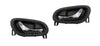 Nissan Navara NP300 D23 2 x Inner Door Handles Black Chrome (2015-2023)