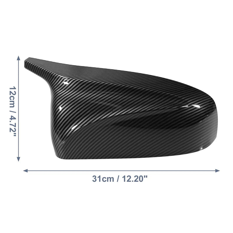 BMW E70 E71 E72 Carbon Fiber Pattern Rear View Mirror Covers (2007-2013)