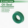 Oil Seal 10x18x5mm Seal Ring TPU Shaft Seal Green 5 Pcs