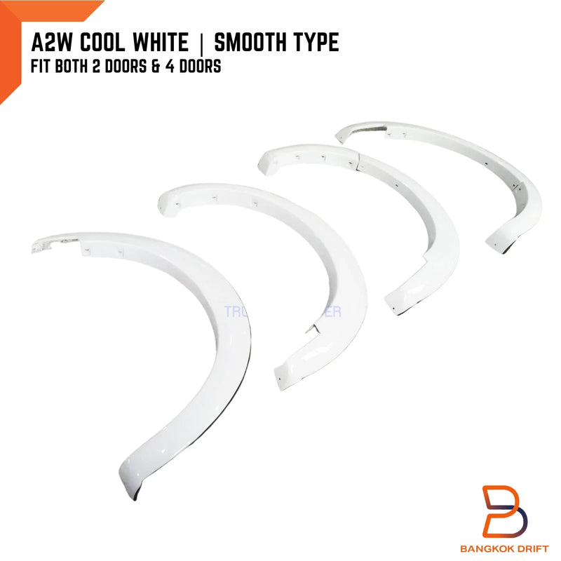 Mazda BT-50 Ute A2W Cool White Fender Flares (2012-2018)