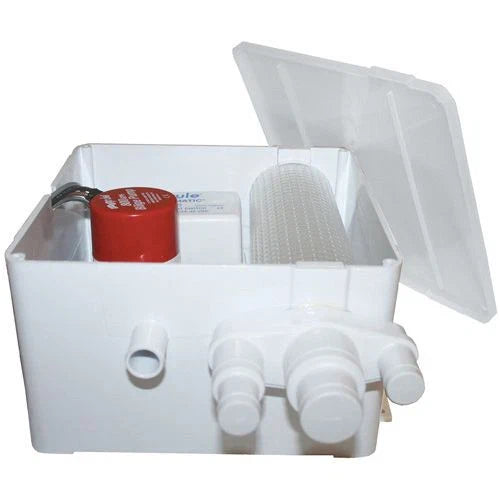 Boat / Caravan / RV 12V Shower Drainage Tank & Pump Kit