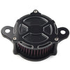 Harley Dyna Softail Road King Black Air Cleaner Red Intake Filter Kit (2006-2023)
