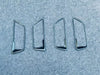 Toyota Harrier Venza Steel Interior Door Handle Cover Trim Carbon (2020-2024)