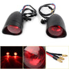 Harley Choppers New Black LED Turn Signal Light Red Lens