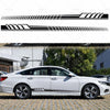 Car Body Stickers Long Stripe Side Skirt Decals