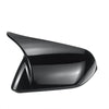 Ford Mustang Glossy Black Horn Style Rearview Side Mirror Cover Caps (2015-2021)