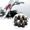 Motorcycle 10 x M5 Black Rubber Windscreen Screws Bolts Nut