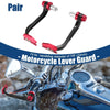 Motorcycles Red 1 Pair / 7/8" 22mm / Universal Lever Guard