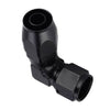 AN-8 Black 90 Degree Quick Disconnect Hose Tail Fuel Adapter