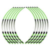 KAWASAKI NINJA 1000 250 300 17" Rim Stripes Wheel Tape Decals Green (2011-2023)